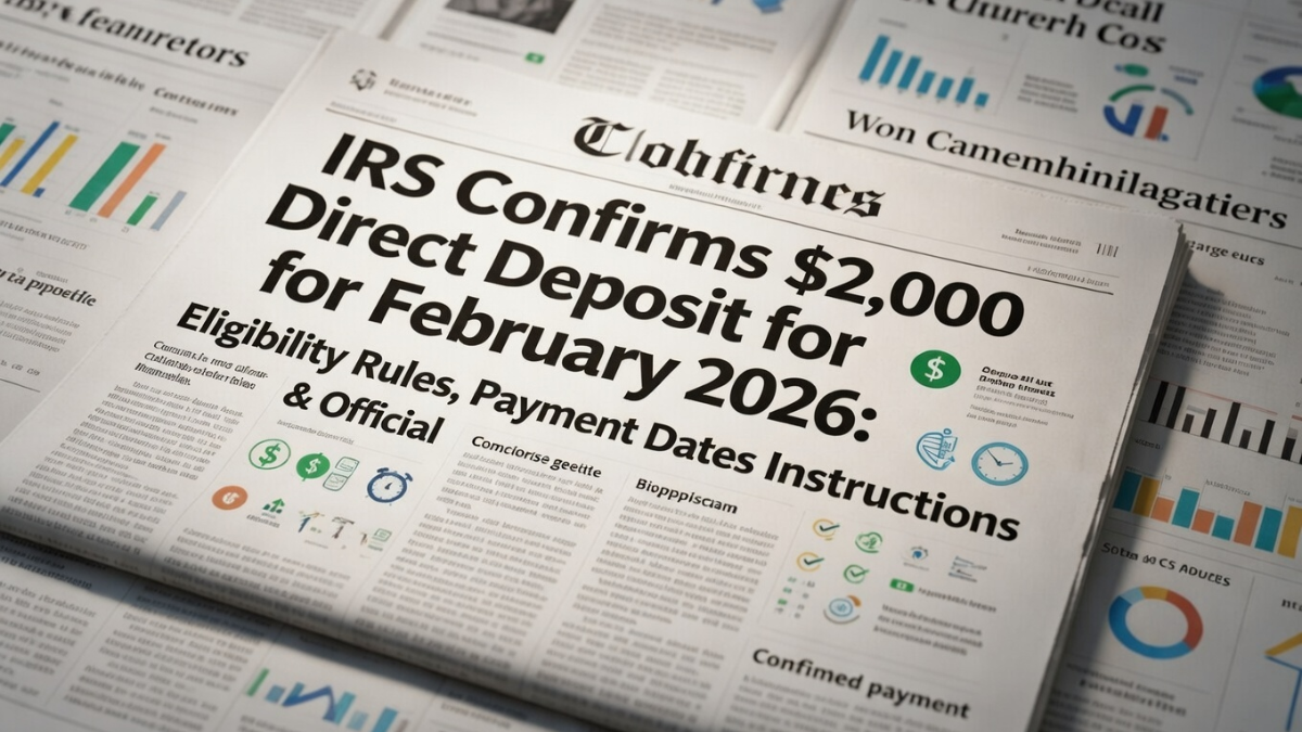 IRS $2000 February 2026