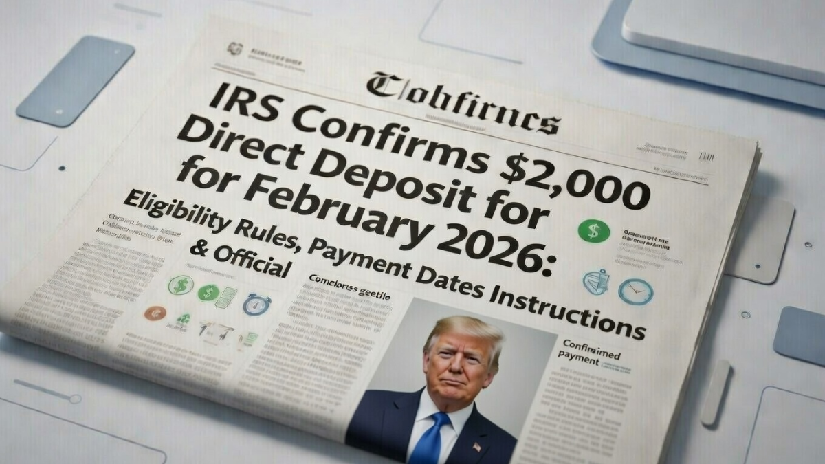 $2,000 federal direct deposit 2026