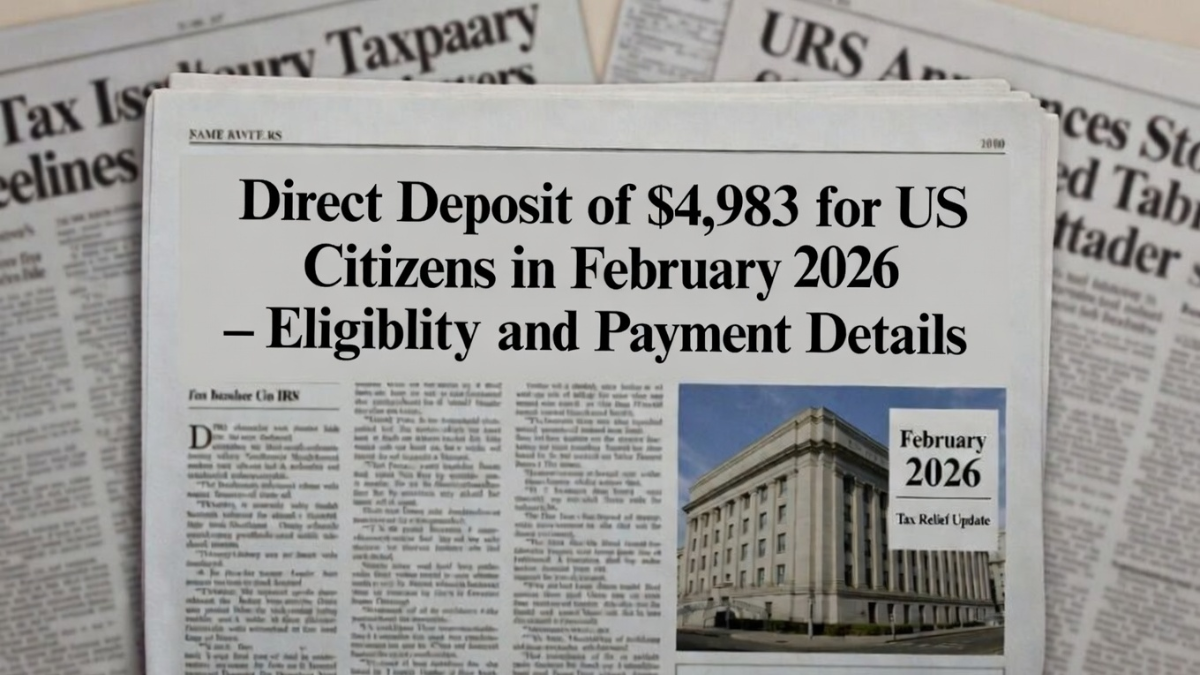 4983 direct deposit February 2026