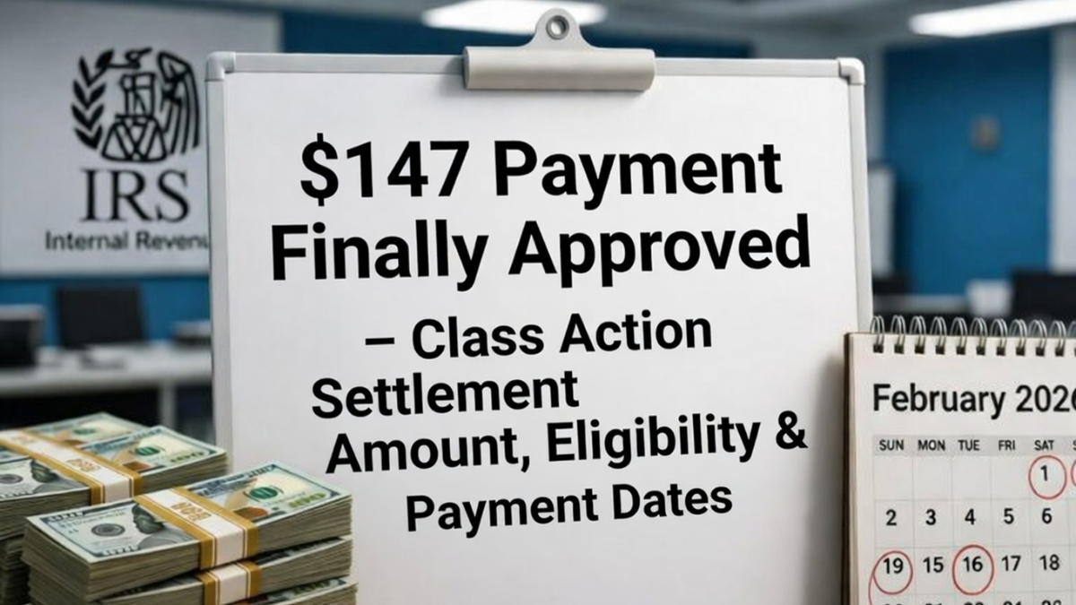 147 settlement payment approved