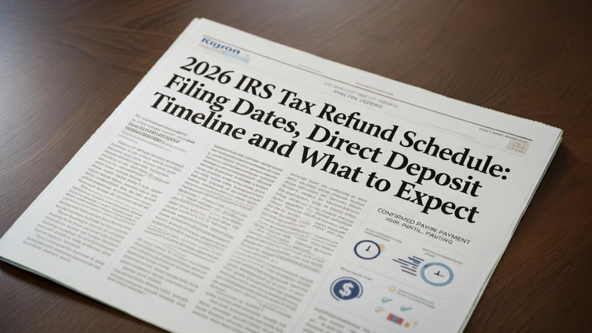 2026 IRS refund schedule