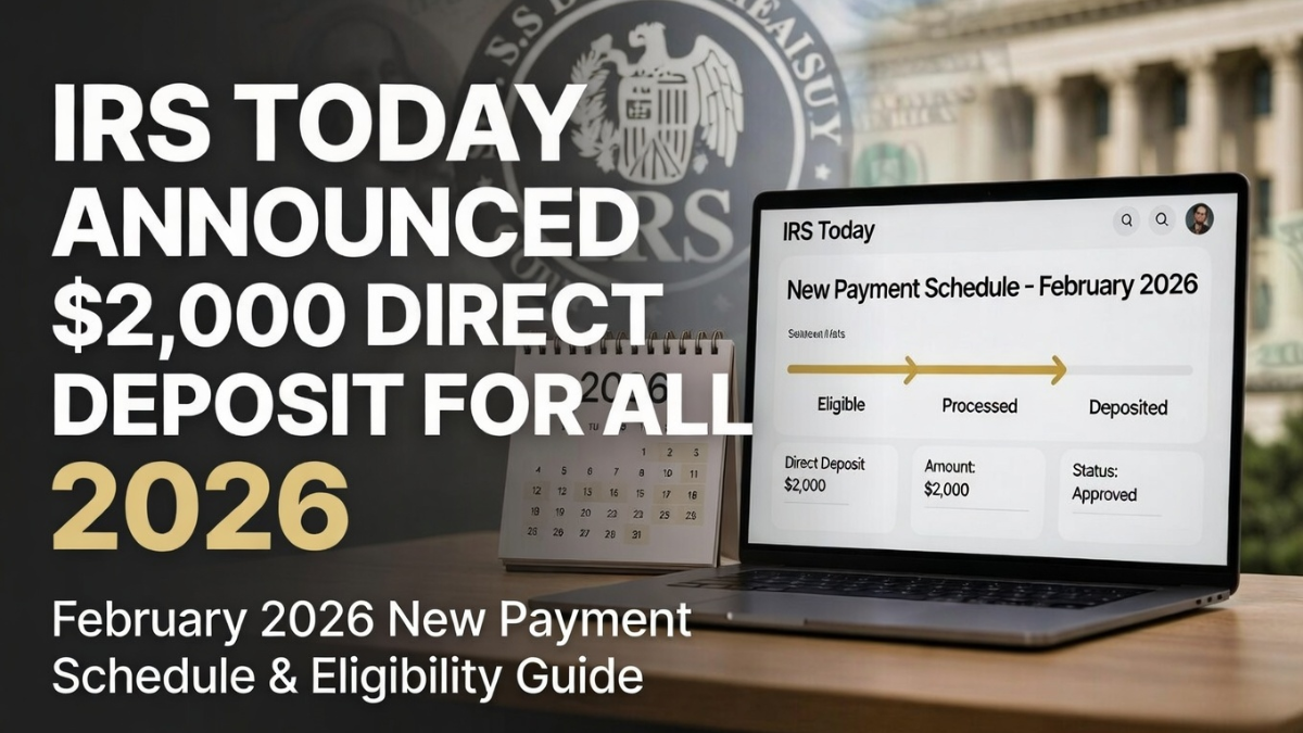 IRS 2000 direct deposit February 2026