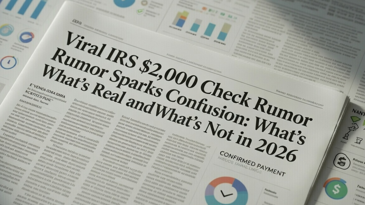 IRS $2000 check rumor 2026