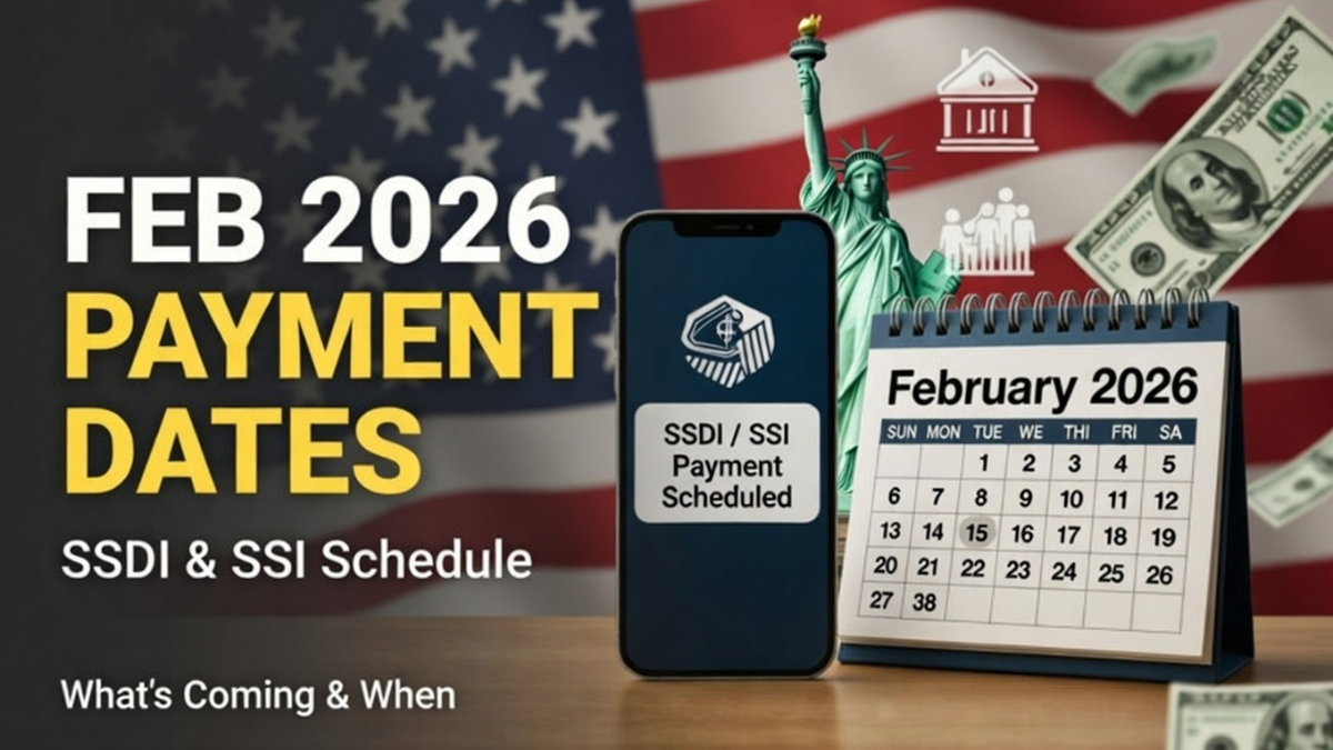 February 2026 SSDI payment dates