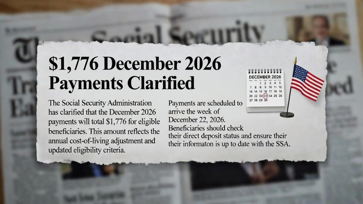 December 2026 Payments Clarified