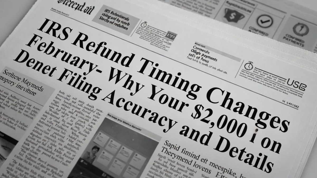 February 2026 IRS Refund Shift