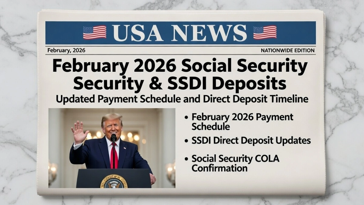February 2026 Social Security & SSDI Deposits