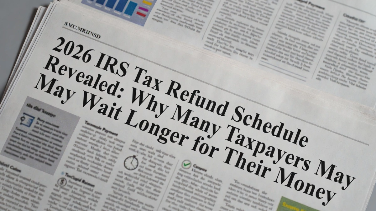IRS 2026 Refund Delay Alert