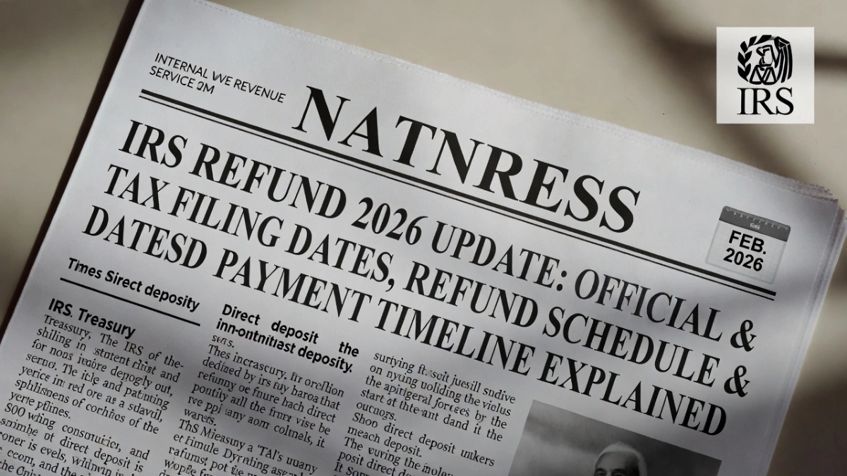 IRS 2026 Tax Refund Calendar Revealed