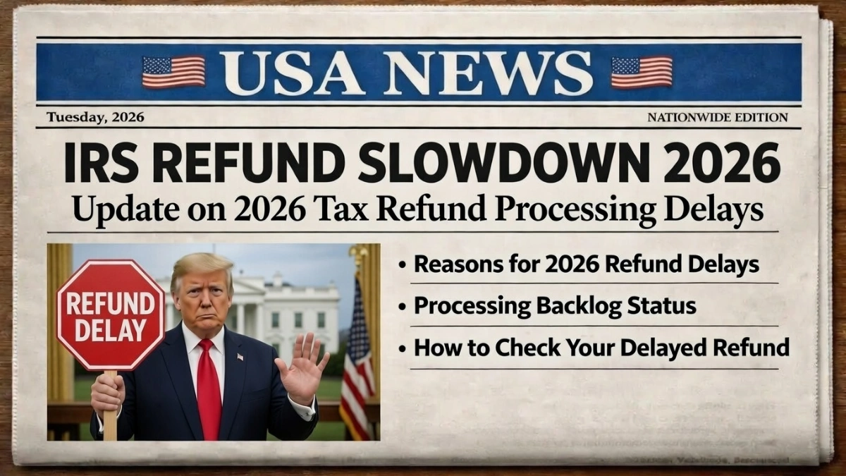 IRS Refund SlowdownIRS Refund Slowdown