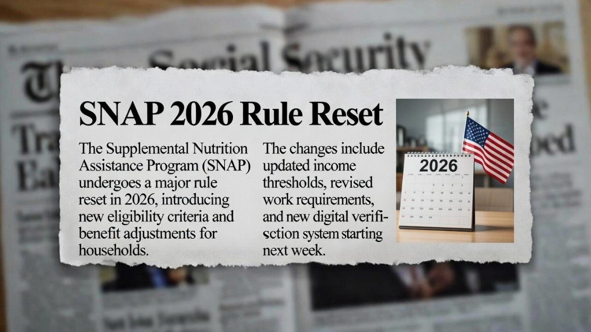 SNAP 2026 Rule Reset