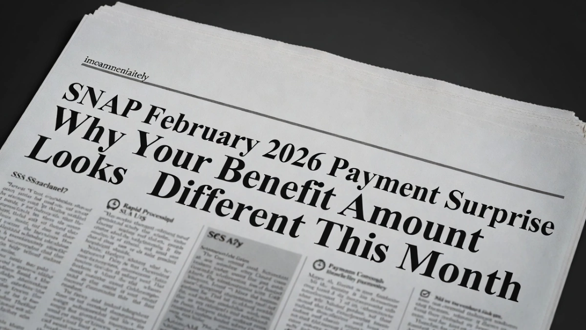 SNAP February 2026 Payment Surprise